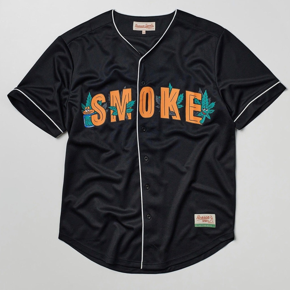 Smoke Reason Brand Baseball Jersey- NWT